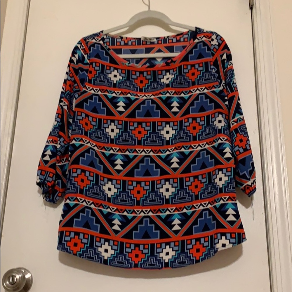3/4 length lightweight blouse